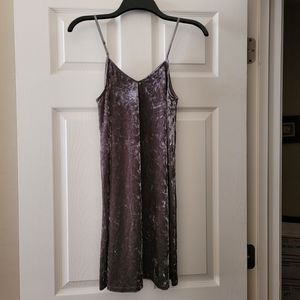 LIKE NEW! Velvet Dress with Adjustable Straps!